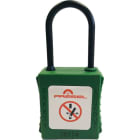 Catu - cadenas plastique vert anse nylon 4mm clé identique A4