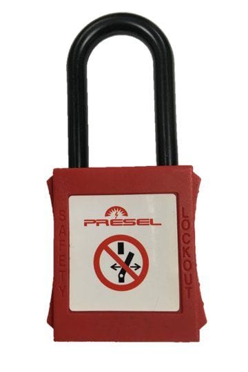 Catu - cadenas plastique rouge anse nylon 6mm clé aléatoire Z