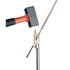 Catu - tete connectrice mode tangentiel  pour piquet de terre diametre 16 et 17mm