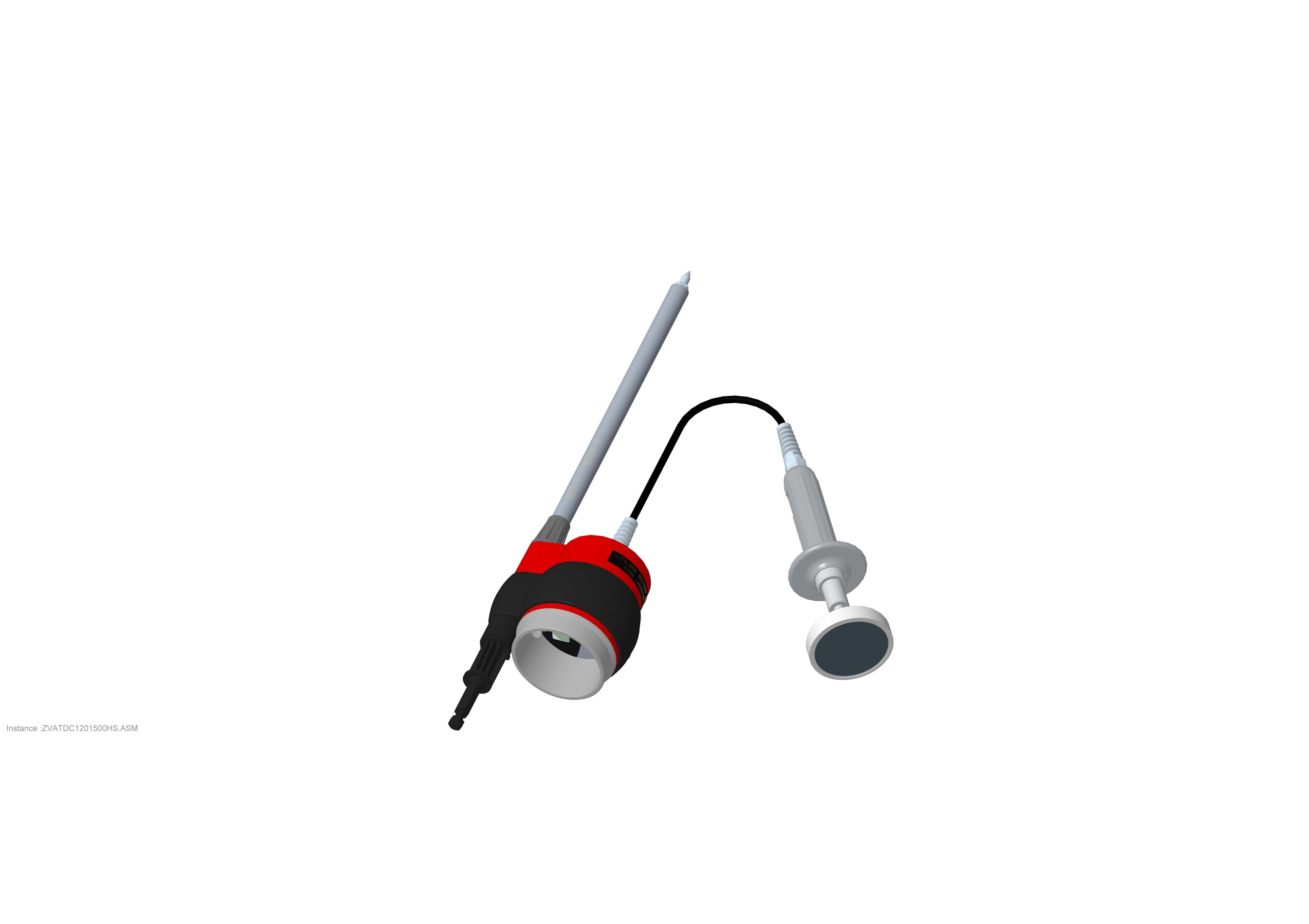 Catu - Détecteur de tension DC bipolaire 120-1500 V DC. Plot aimanté pour contact rail.