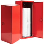 Catu - Armoire metallique rouge pour couverture anti-feu. Utilisation en exterieur