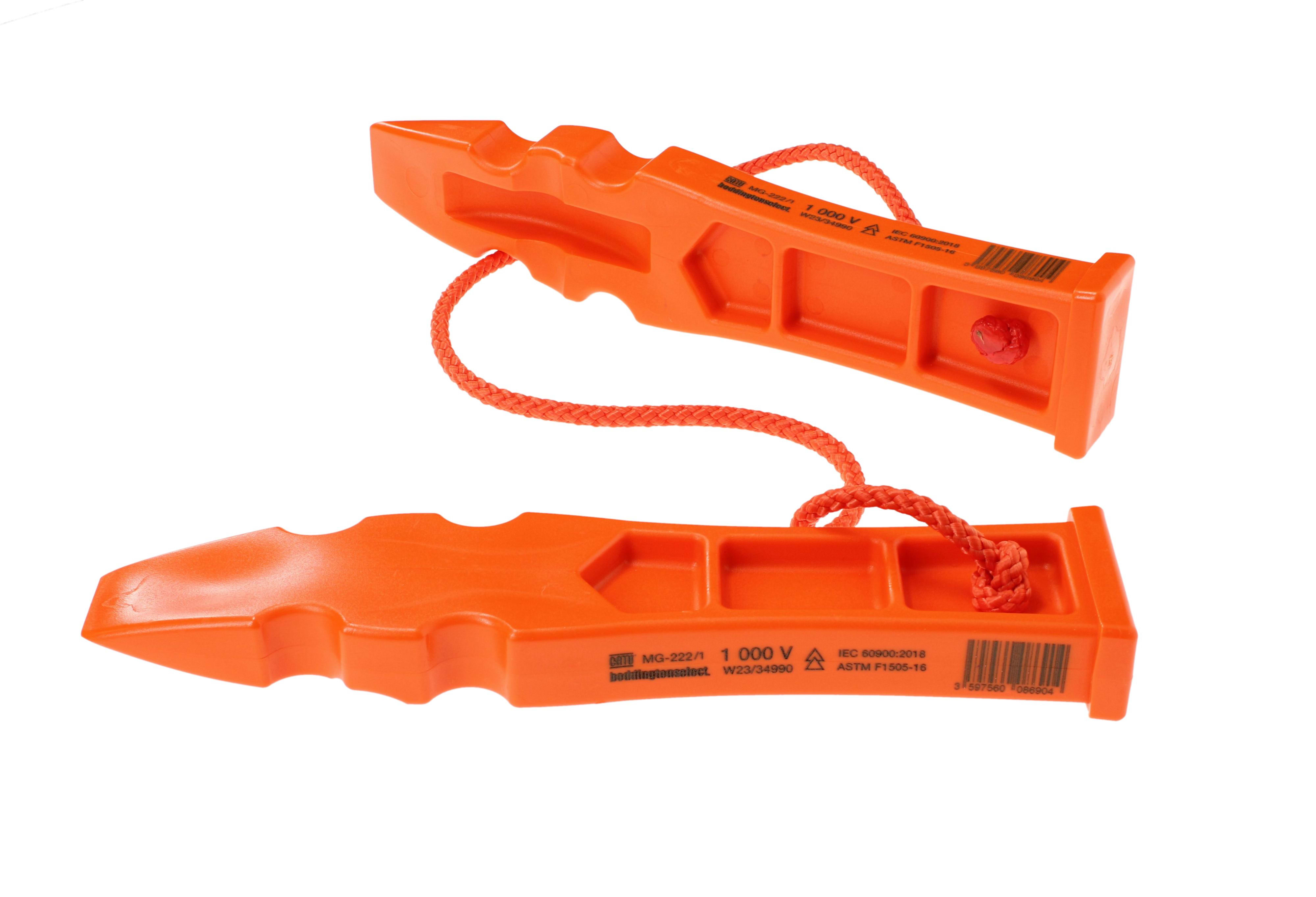 Catu - Ecarteur isolant a gorge utilise pour les operations sur cables souterrains