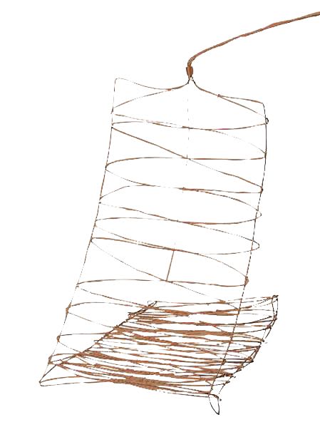 Catu - grille cuivre en cable deploye dimensions 0,45mx1,40m