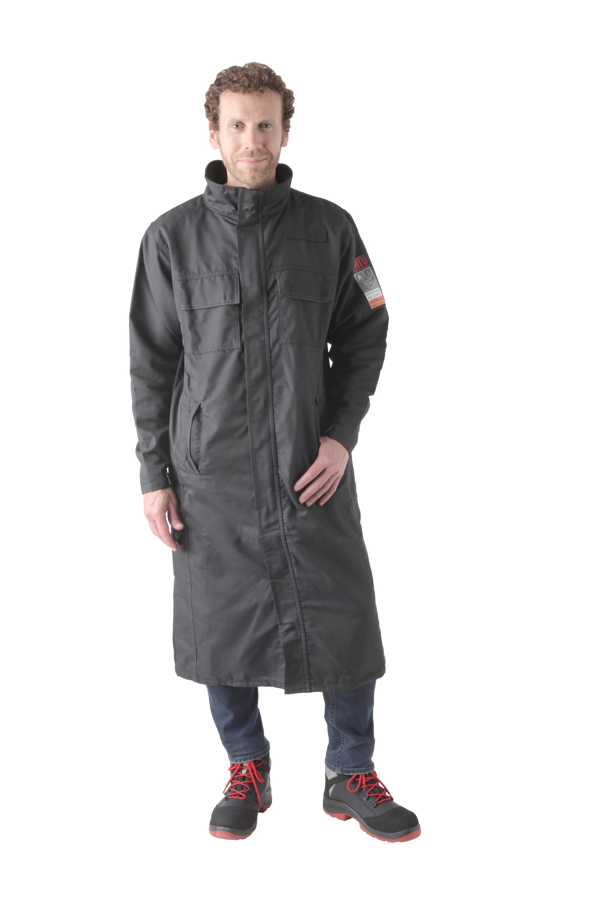 Catu - Veste de manoeurvre 25-40 cal/cm² noir non feu AS xs/s