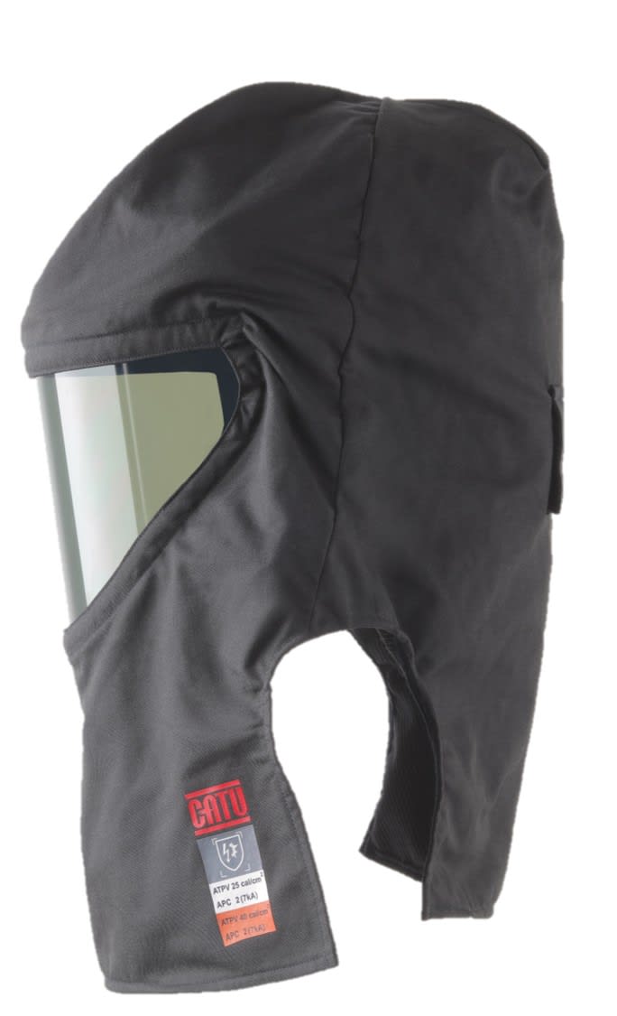 Catu - Coiffe de protection CAT'ARC avec écran gris APC2 ATPV 25-40 cal/cm²