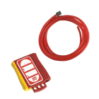 Catu - Condamnateur PVC multiple 5m acceptant 3 cadenas anse Ø4 à 6mm.