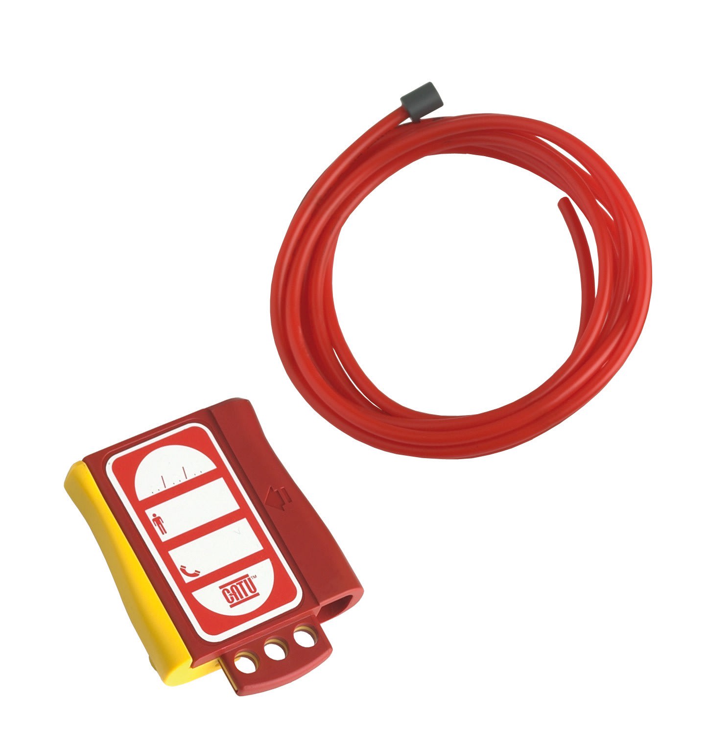 Catu - Condamnateur PVC multiple 2m acceptant 3 cadenas anse Ø4 à 6mm.