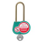 Catu - Cadenas vert anse 70mm diamètre 6mm clé aléatoire.