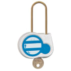 Catu - cadenas blanc 50mm d.4mm clé identique 111 export