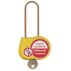 Catu - cadenas export jaune 70mm d.4mm clé identique 111
