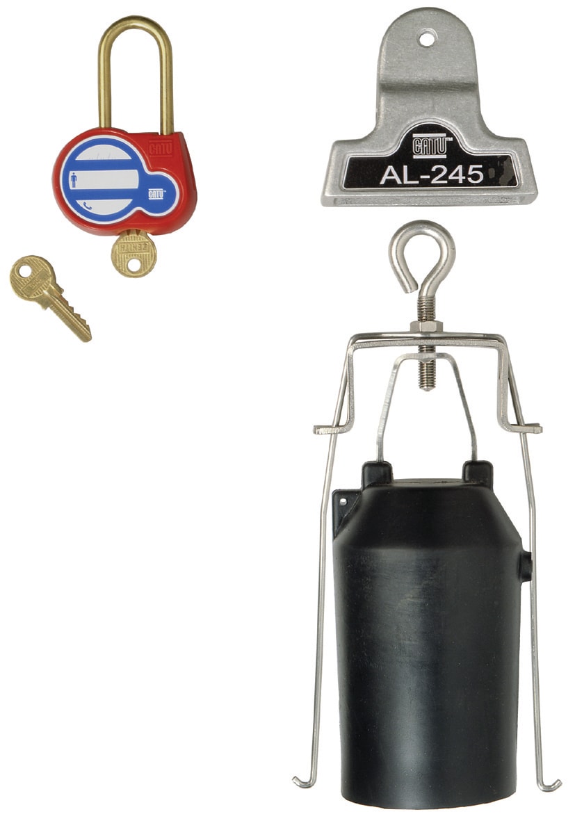 Catu - Lot 3 capuchons en plastique de condamnation