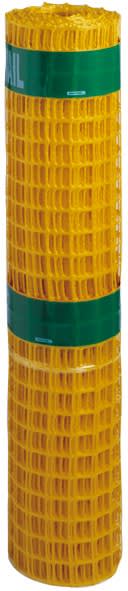 Catu - Grillage en plastique jaune limitant la "Zone de Travail" 20 x 1,2 m.
