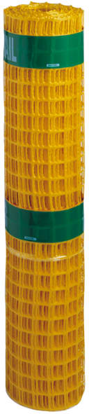 Catu - Grillage en plastique jaune limitant la "Zone de Travail" 20 x 1,2 m.