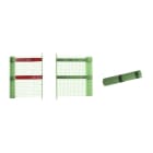 Catu - Grillage en plastique vert limitant la "Zone de Travail" 20 x 1,2 m.