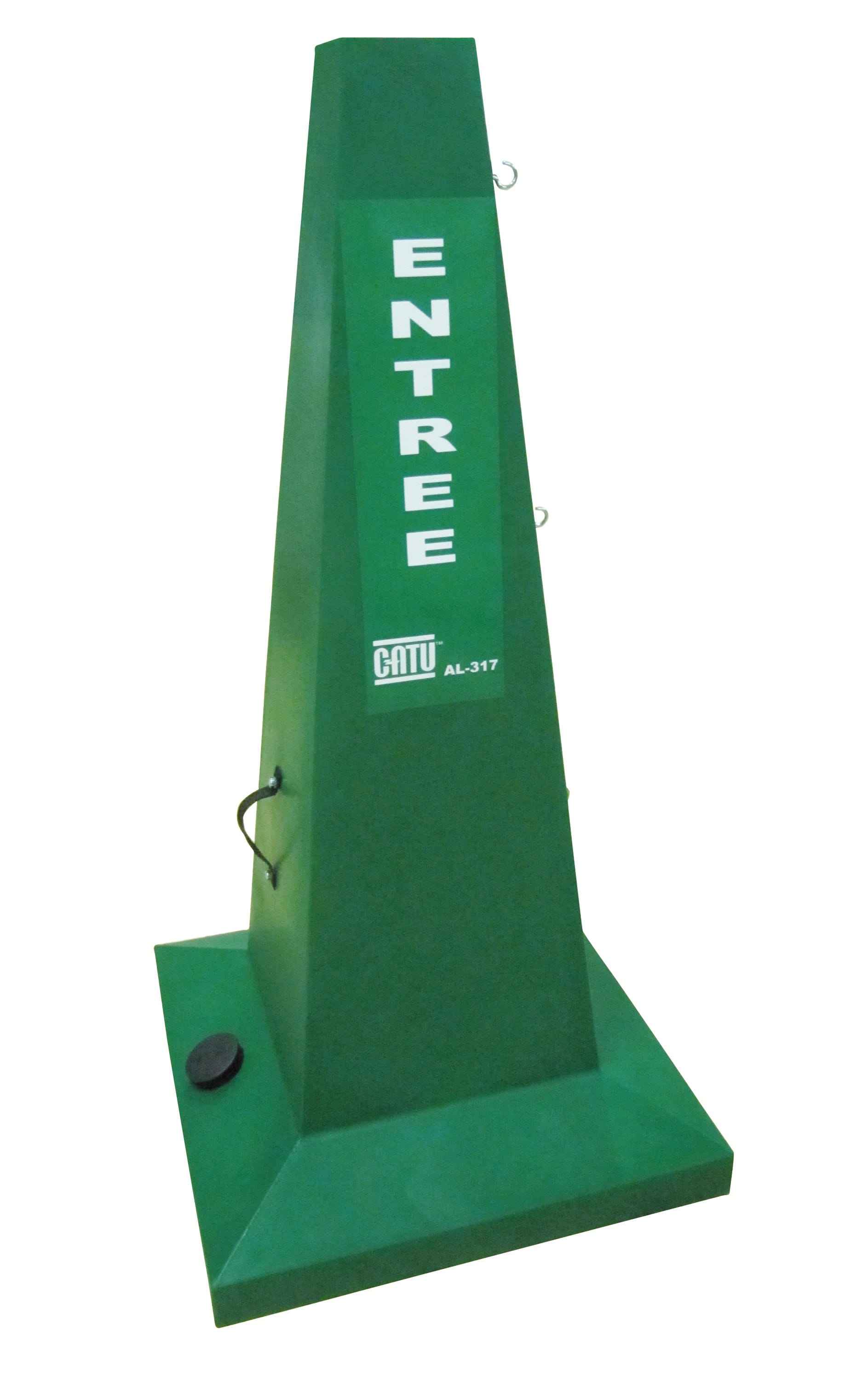 Catu - Balise d?accès, utilisation avec grillage ou filet de délimitation.