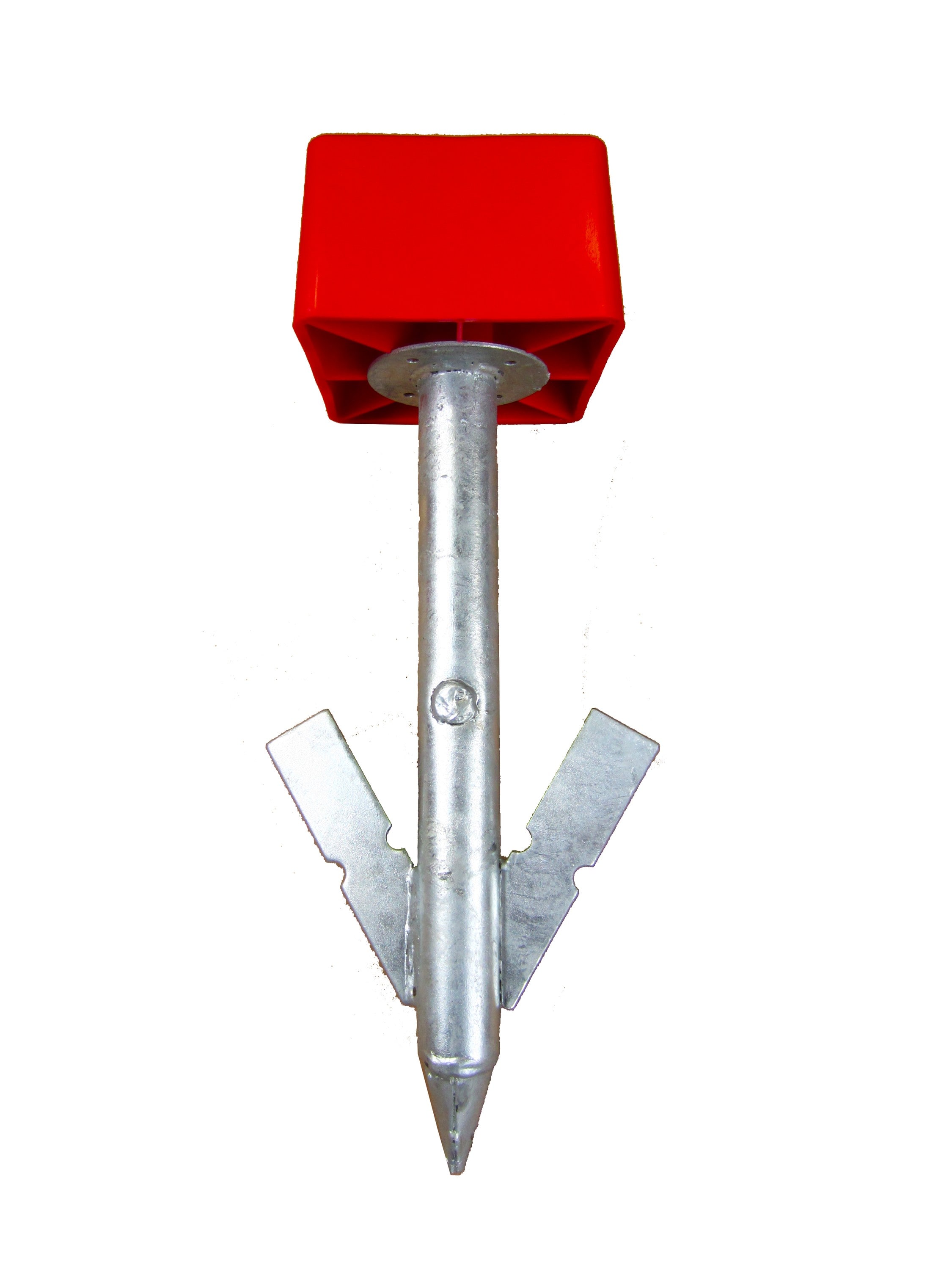 Catu - Balise PVC de signalisation avec "SANGLE ENROULABLE" socle lesté.