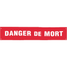 Catu - Balise de signalisation support de chaine pliante avec pied lesté,jaune et noir.