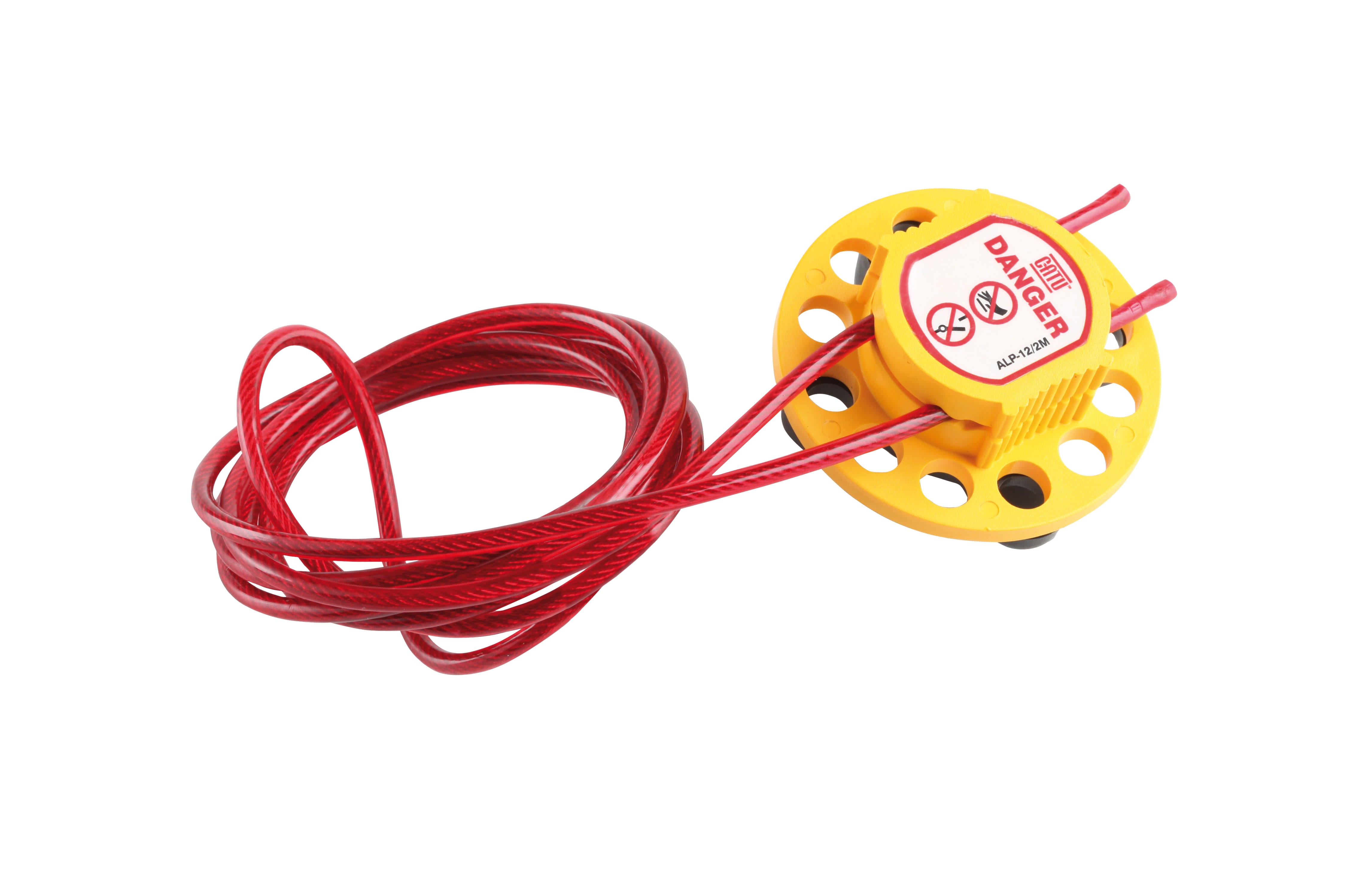 Catu - Condamnateur multiple 12 trous, câble 5 m x Ø 4 mm.