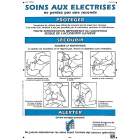 Catu - Affiche Alumétal "SOINS AUX ÉLECTRISÉS", 500 x 350mm export.