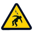 Catu - Affiche Alumétal d'avertissement "HOMME FOUDROYÉ" 200 mm.