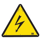 Catu - Affiche Alumétal de signalisation "ÉCLAIR" 100 mm.