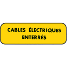 Catu - plaque alu cables electriques enterres