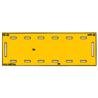 Catu - Plaque alumétal d'identification "IACM" 4 caractères 125 x 60 mm.