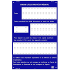 Catu - Plaque alumétal de signalisation" ENEDIS" pour transformateur 300 x 200 mm.