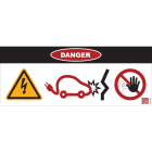 Catu - Lot de 40 affiches adhésives décollables "Véhicule accidenté" pour VEH