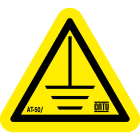 Catu - Signalisation autocollante "Terre" - 50mm.