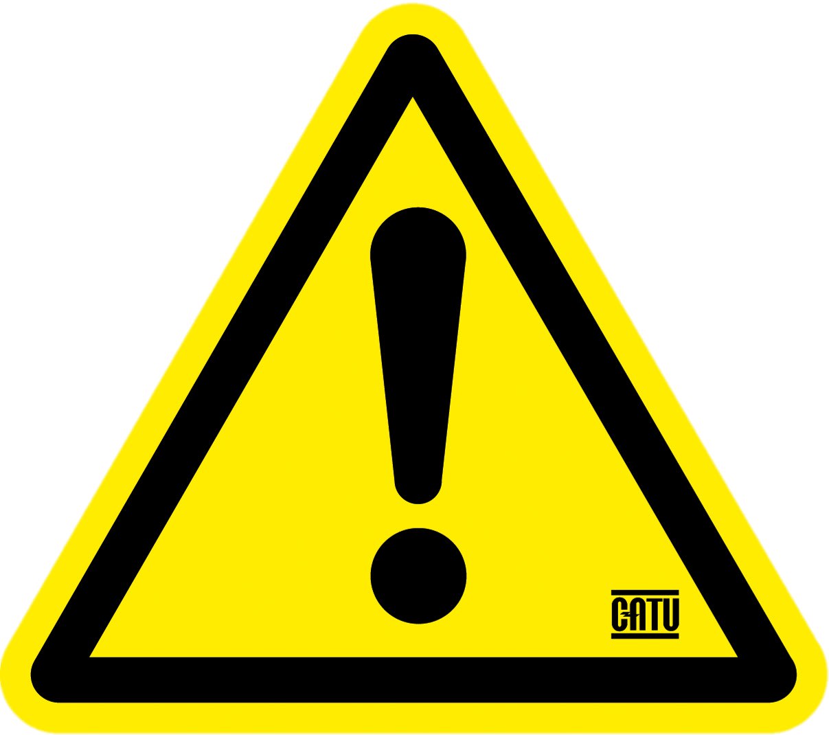 Catu - Etiquette adhésive pour présence de "danger". Dévidoir de 20 unités.