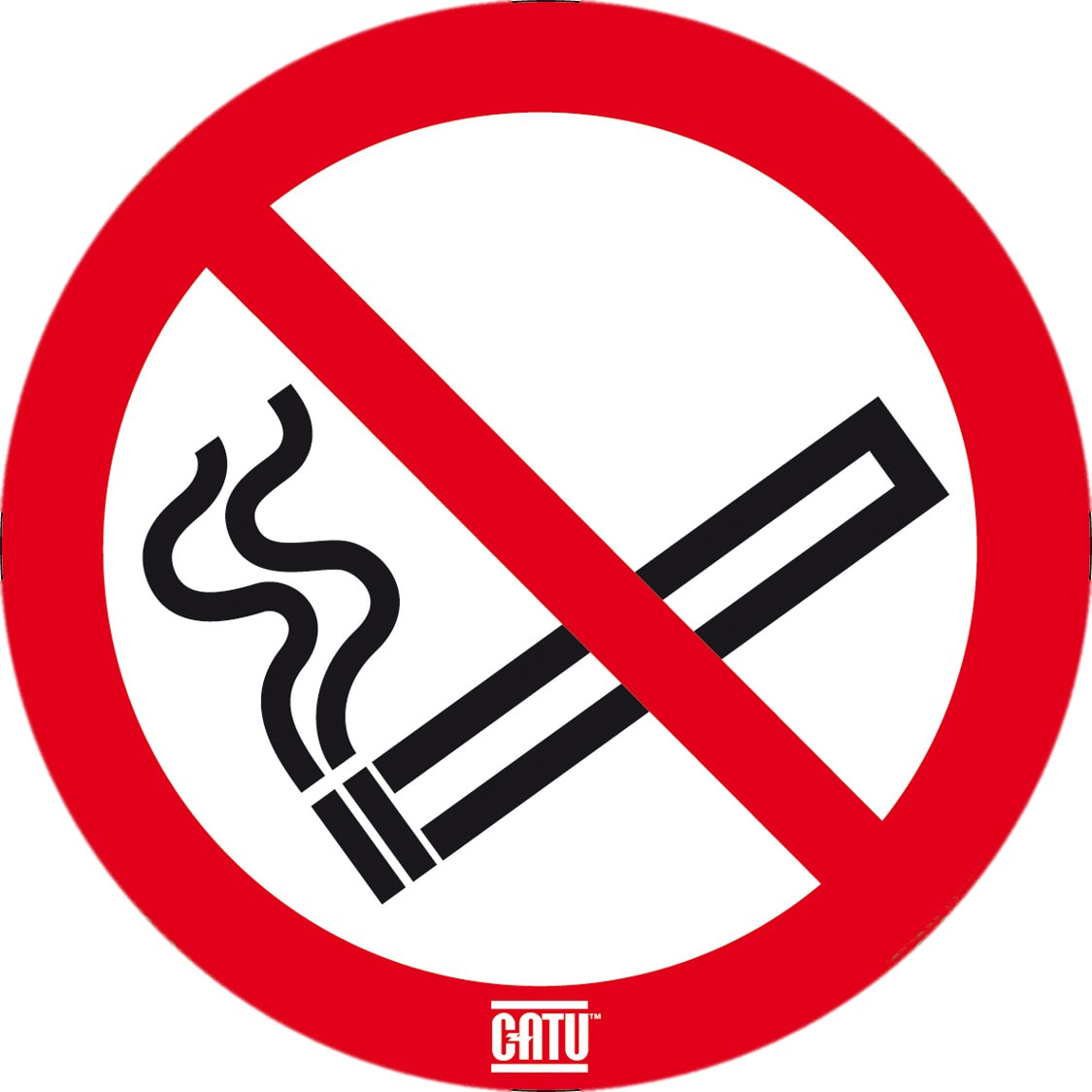 Catu - Étiquette PVC autocollante consignes de sécurité "Défense de Fulmer" Ø 100 mm