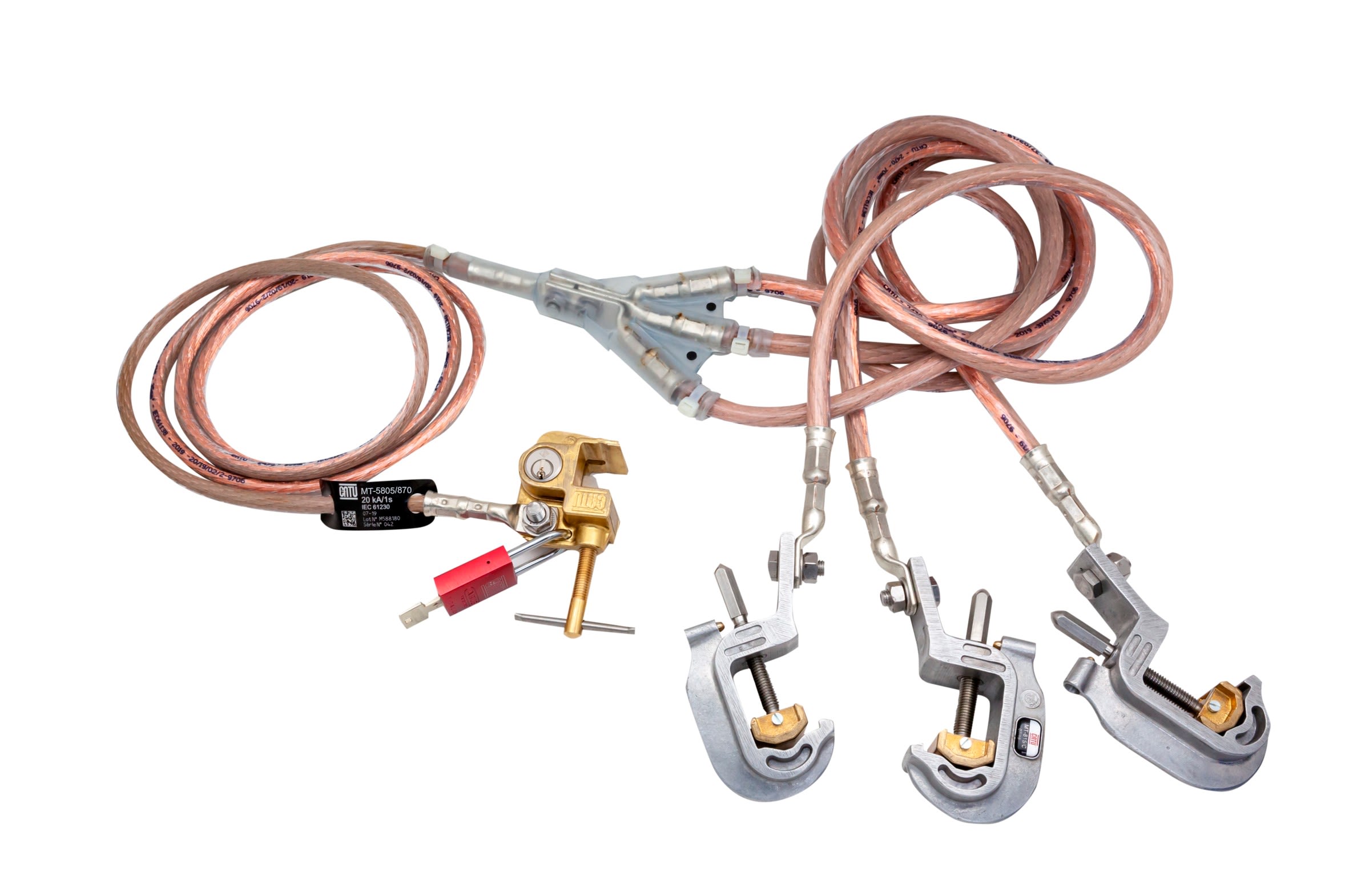 Catu - Équipement de mise à la terre Icc: 20 kA/1s