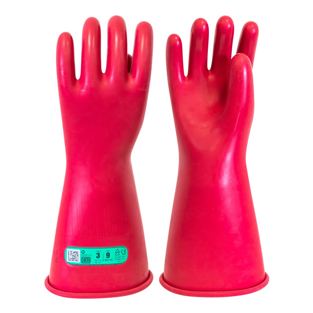 Catu - gants isolants cei classe 3 taille 10 rouge
