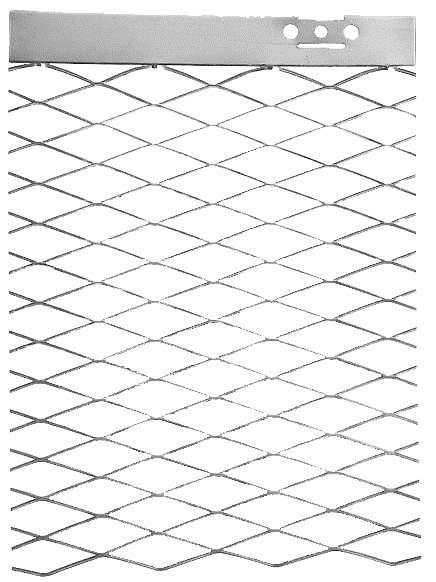 Catu - grille en acier galvanise dimensions 0.40x0.90m