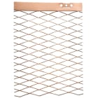 Catu - grille en cuivre metal deploye dimensions 1,00 x 0,50m
