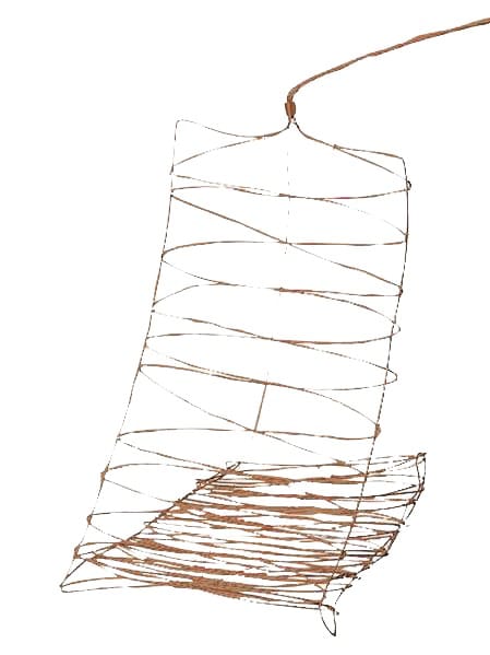 Catu - grille cuivre en cable deploye dimensions 0,45mx0,60m