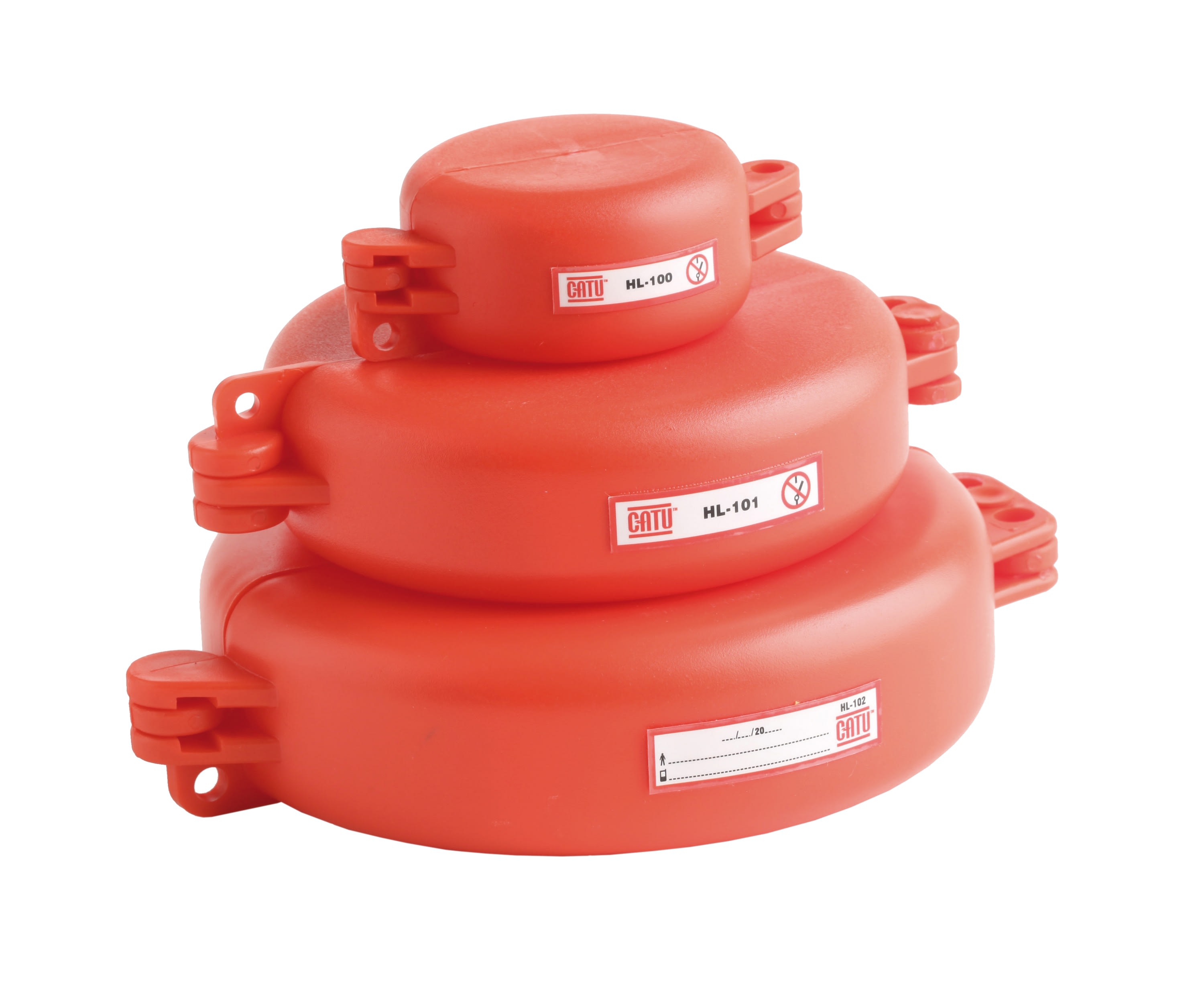 Catu - Condamnateur de vanne à volant de diamètre 63,5 à 127 mm.