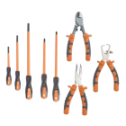 Catu - Kit 8 tournevis isolés bi-matière pour travaux sous tension conforme IEC 60900
