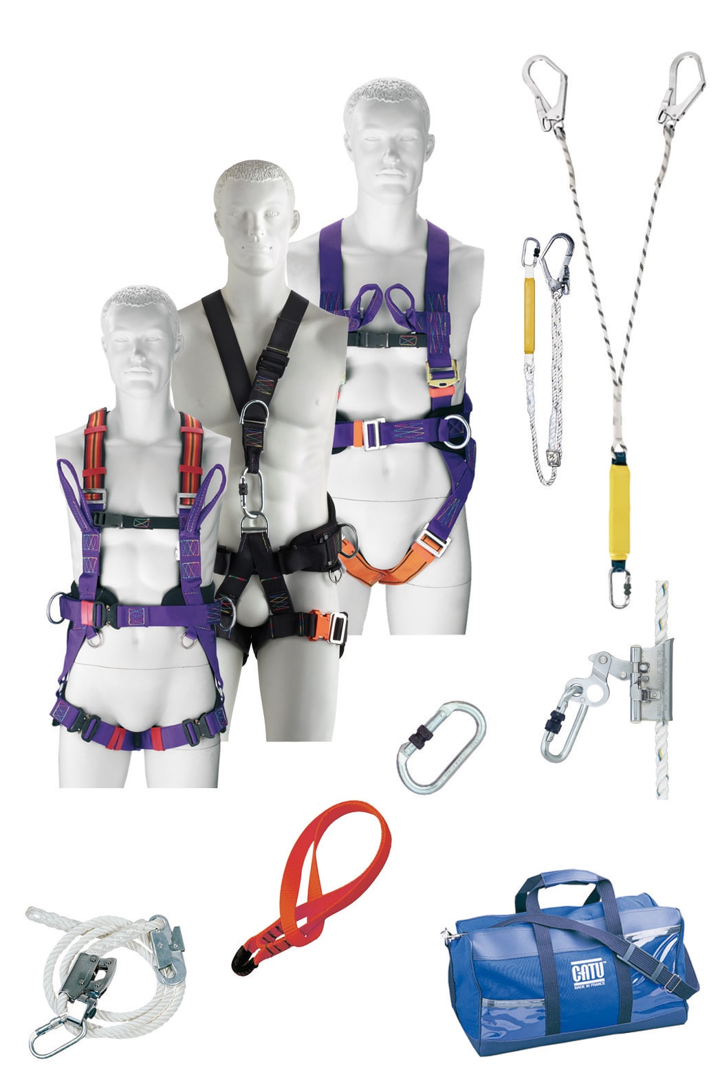 Catu - kit pour des travaux en hauteur sur plateforme ou nacelle
