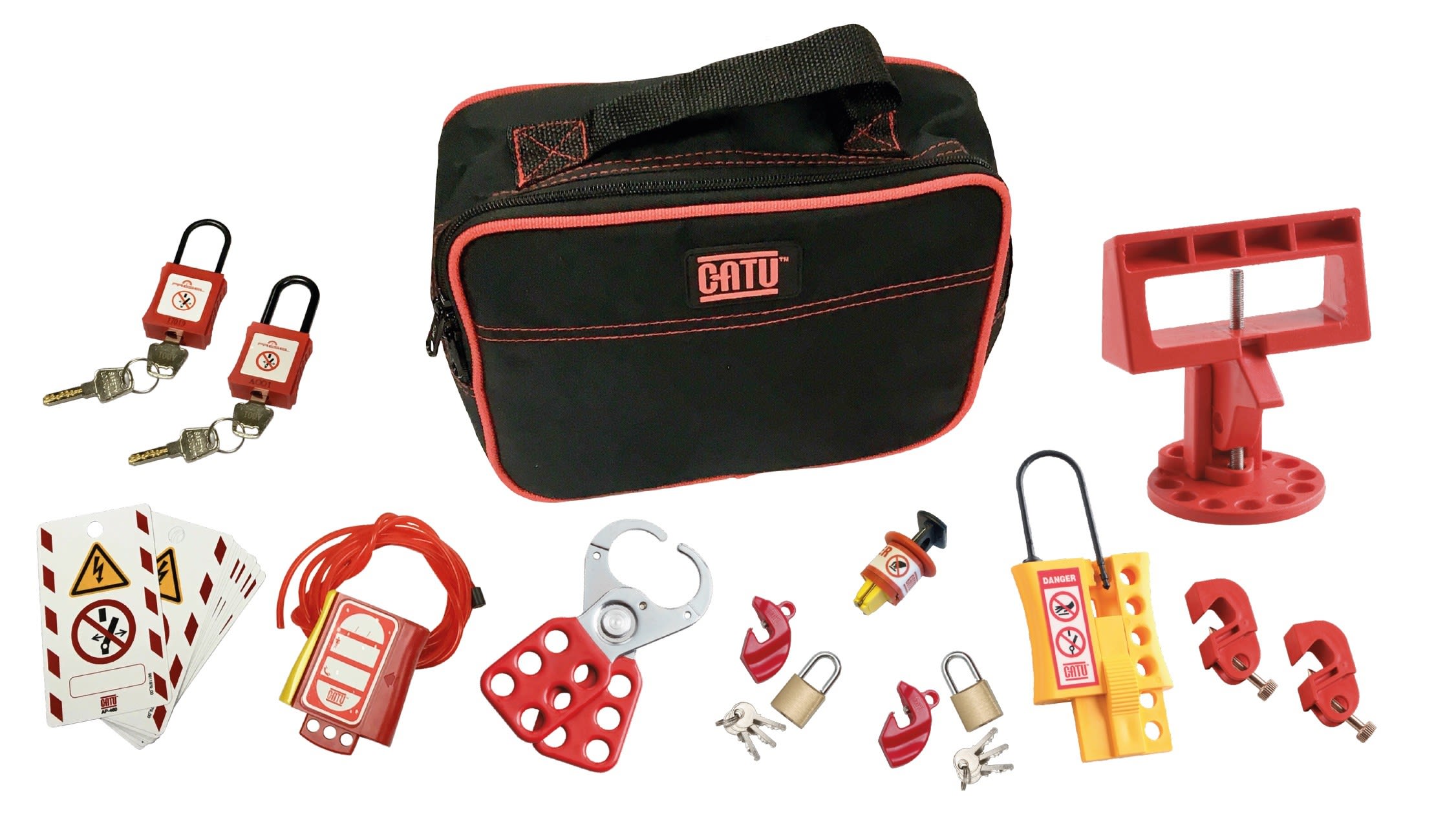 Catu - Kit de consignation électrique en accord avec la norme NF C 18-510.