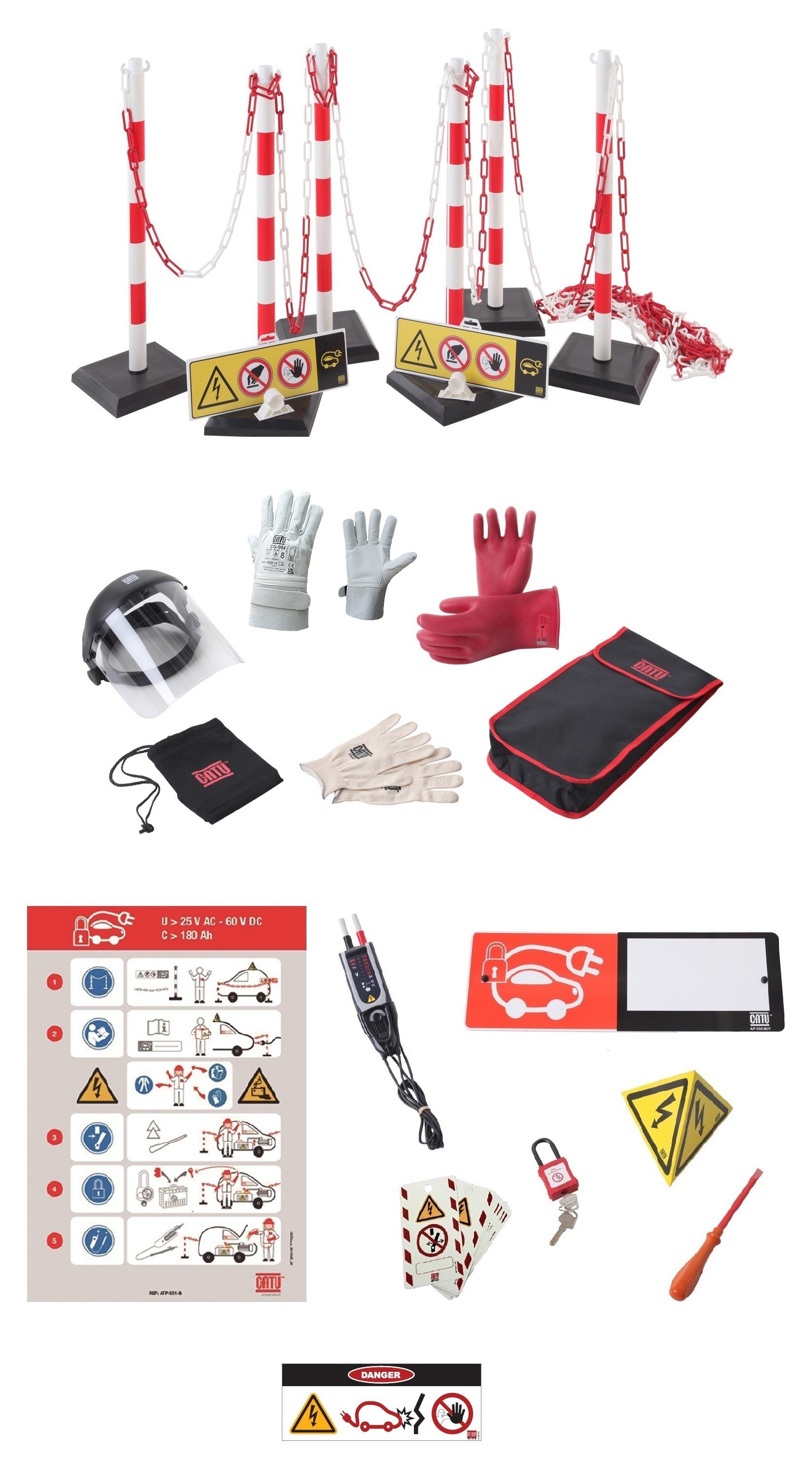 Catu - Kit Garage Pro Véhicules Électriques et Hybrides.