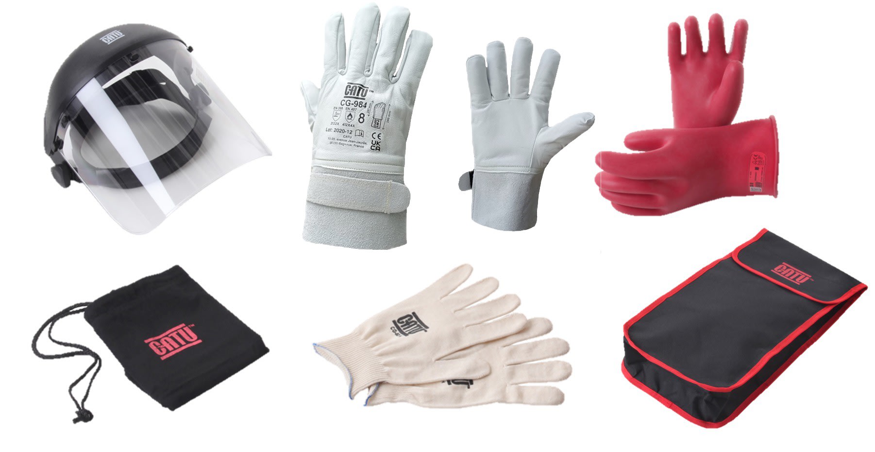 Catu - KIT EPI pour intervention sur un véhicule électrique hybride et sur batterie.