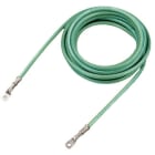 Catu - Câble cuivre section 35mm² gaine silicone transparente teinte vert Icc 8 kA/1 s