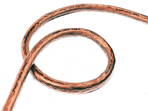 Catu - Câble cuivre section 40mm² enveloppe silicone Icc 10 (kA/1 s)