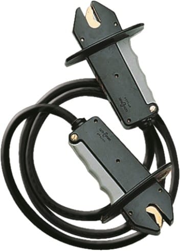 Catu - Shunt 2 pinces isolées MC-120 et d?un câble H07RNF de 25 mm² lg 1,5m Icc 5kA/ 1s