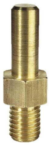 Catu - Jeu de 4 bornes lisses diamètre 10 mm avec fixation par tige filetée M12