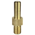 Catu - Jeu de 4 bornes lisses diamètre 10 mm avec fixation par tige filetée M8