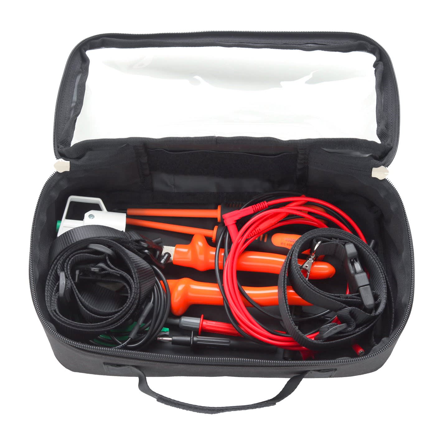 Catu - Sacoche pour outils avec couvercle transparent 300 x 180 x 70 mm