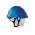 Catu - casque bleu avec ecran facial integre